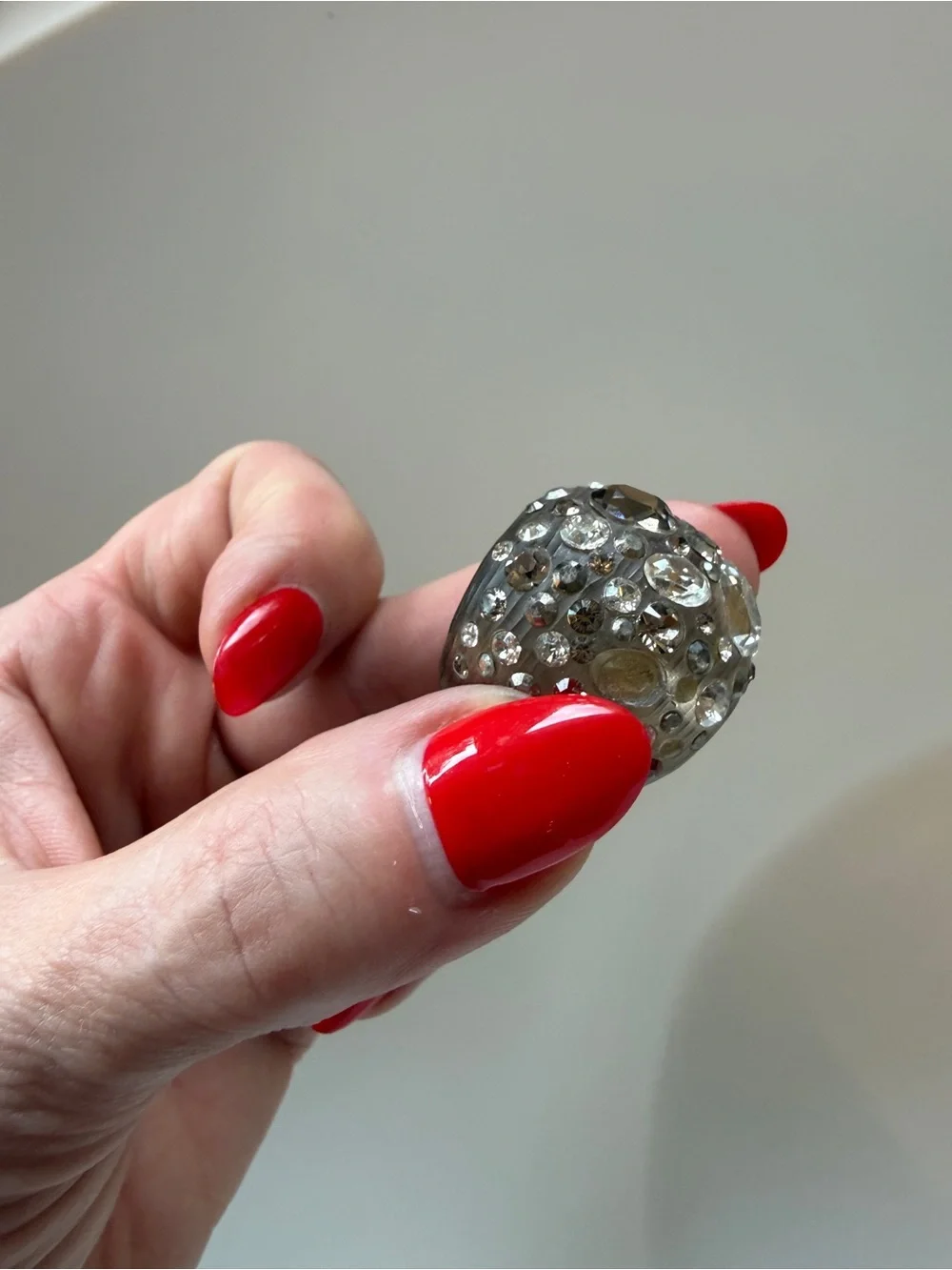 Alexis Bittar crystal statement cocktail ring - Picture 9 of 9